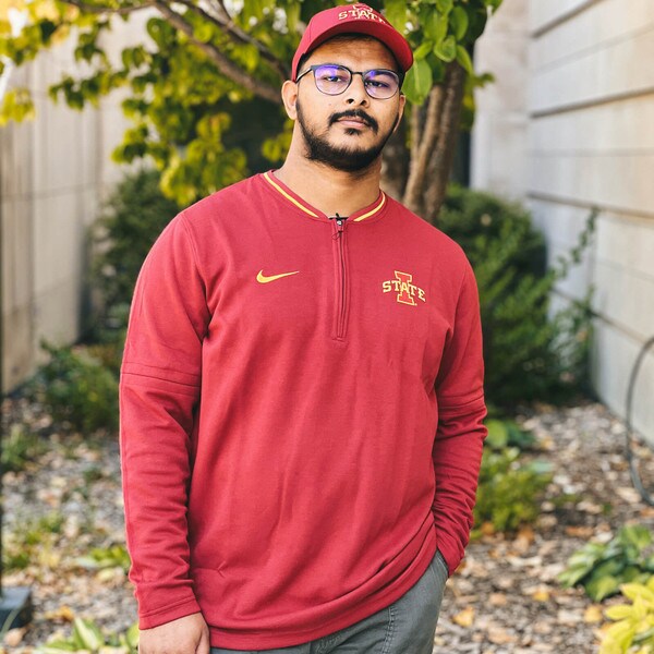 Nike® I-State Fanwear Cardinal 1/4-Zip Long Sleeve (was $80.00)
